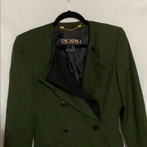 ESCADA 100% New Wool Jacket, Size 36 (S)